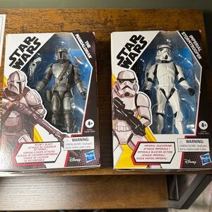 Hasbro Star Wars Mandalorian & Storm Trooper Figures